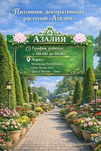 Азалия: Озеленения