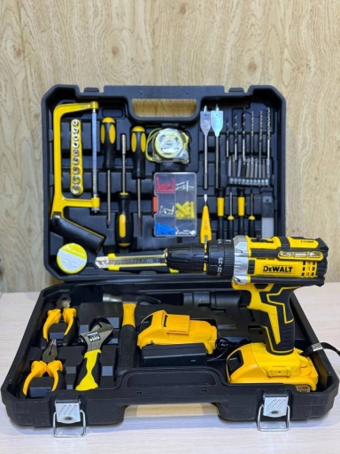 Набор шуруповерт с инструментами Девольт