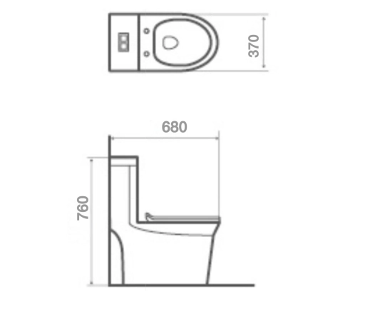 R62T Tornado Унитаз-моноблок