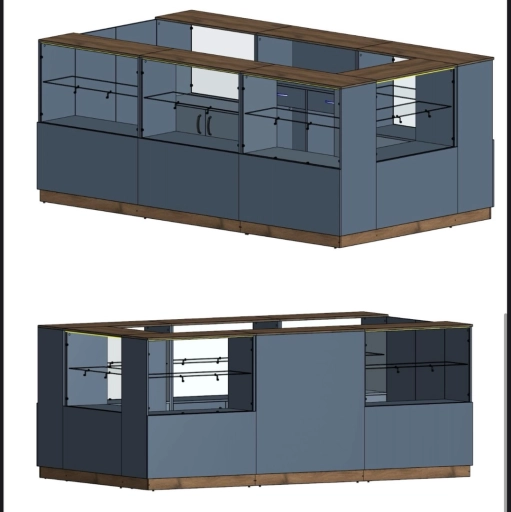 Мебель торговый островок