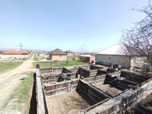 Фундамент заливаем