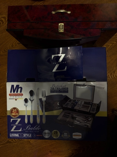 Новый набор столовых приборов Millerhaus Z Pro-Line Baldo, 72 предмета