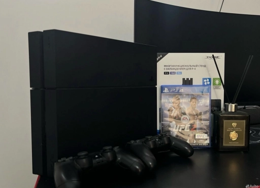 Sony Playstation 4 FAT 1TB + 70 игр + 2 геймпада (Fifa 25,UFC4 и тд)