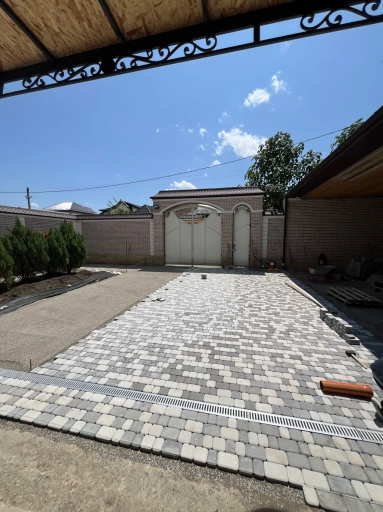 Укладка брусчатки