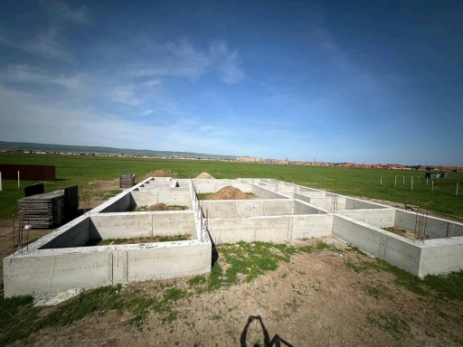 Заливка фундамента