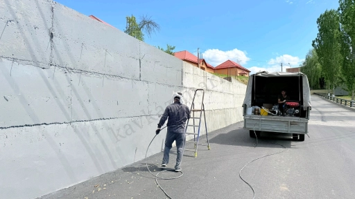 Покраска стен,ворот,фасадов.