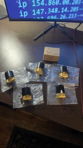 Электронный Солиноидный Клапан на 12v 1/4