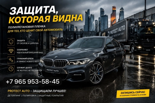 Оклейка бронь пленку