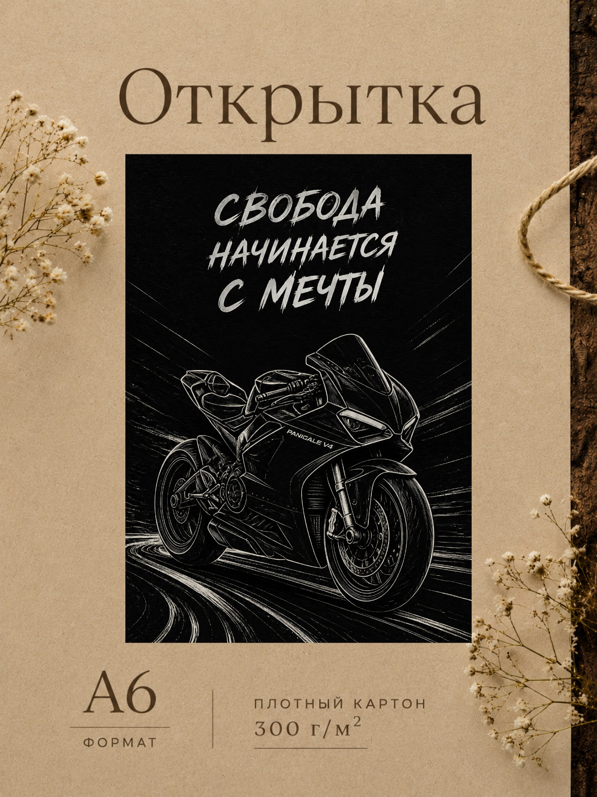 Открытка для парня