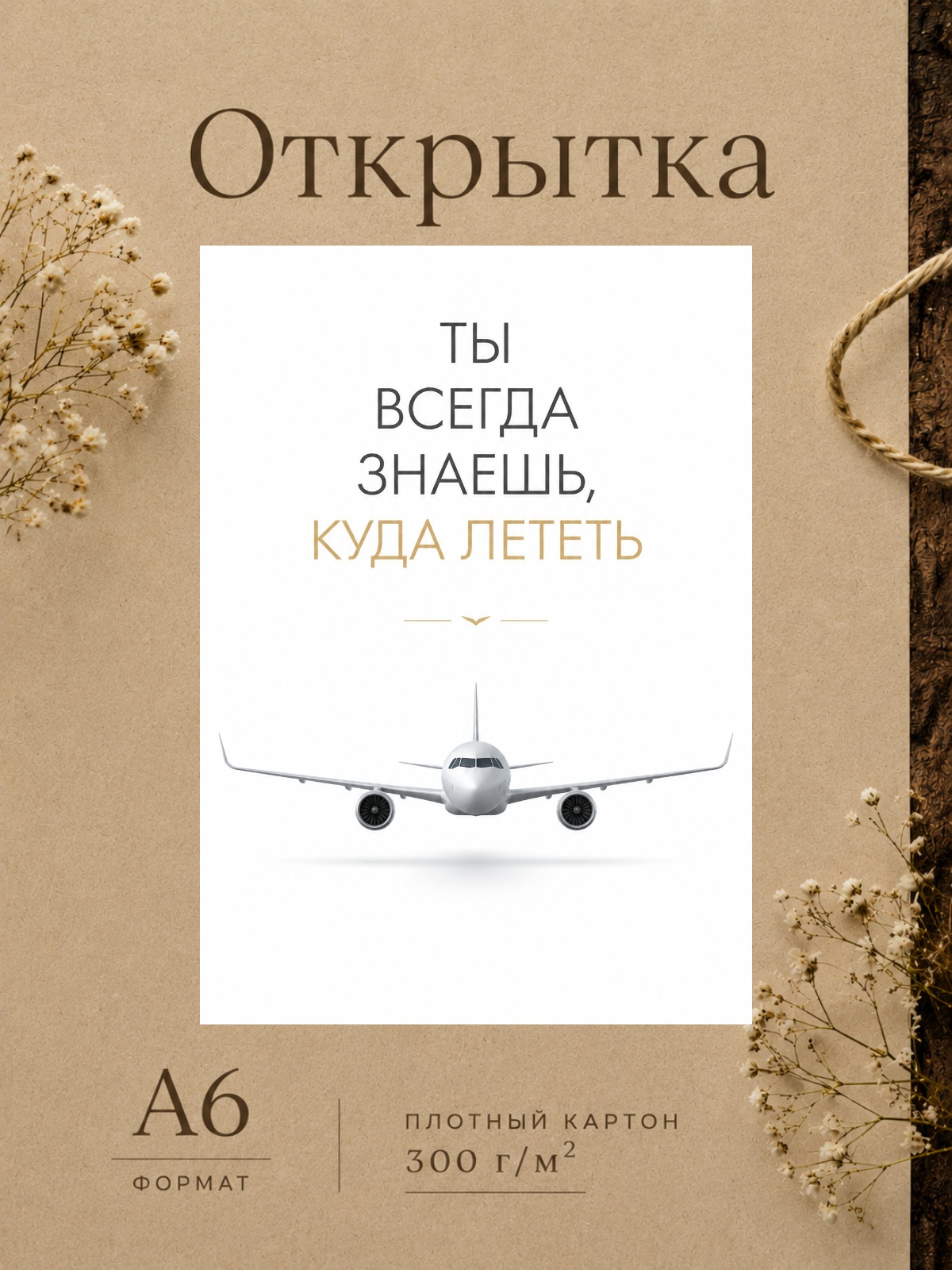 Открытка лётчику