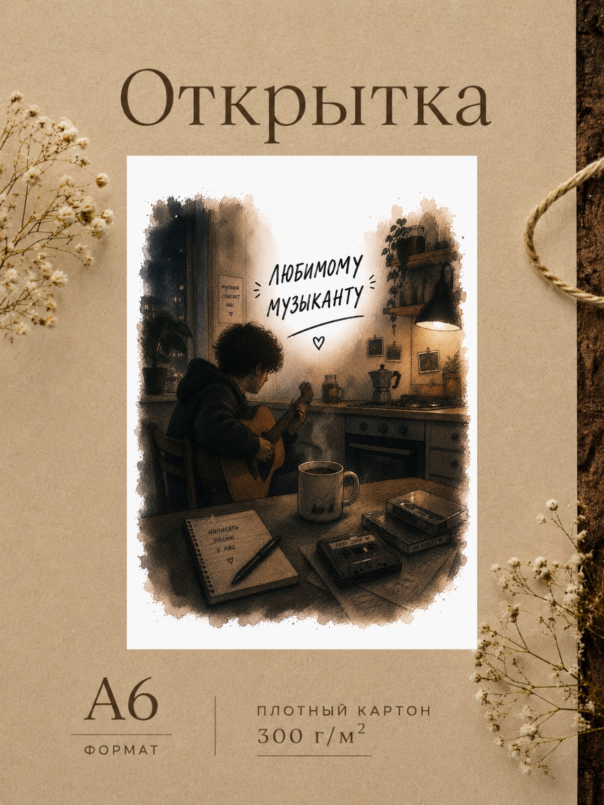 Открытка парню
