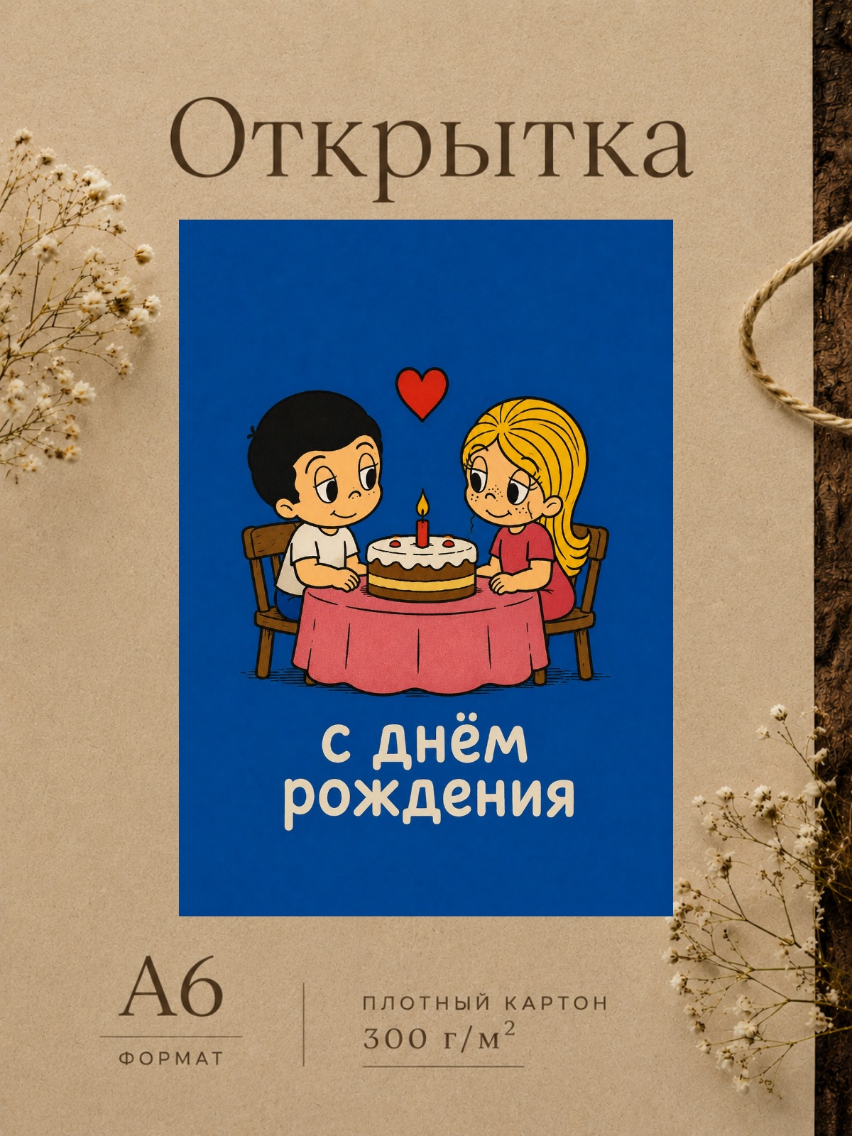 Открытка с Днём Рождения