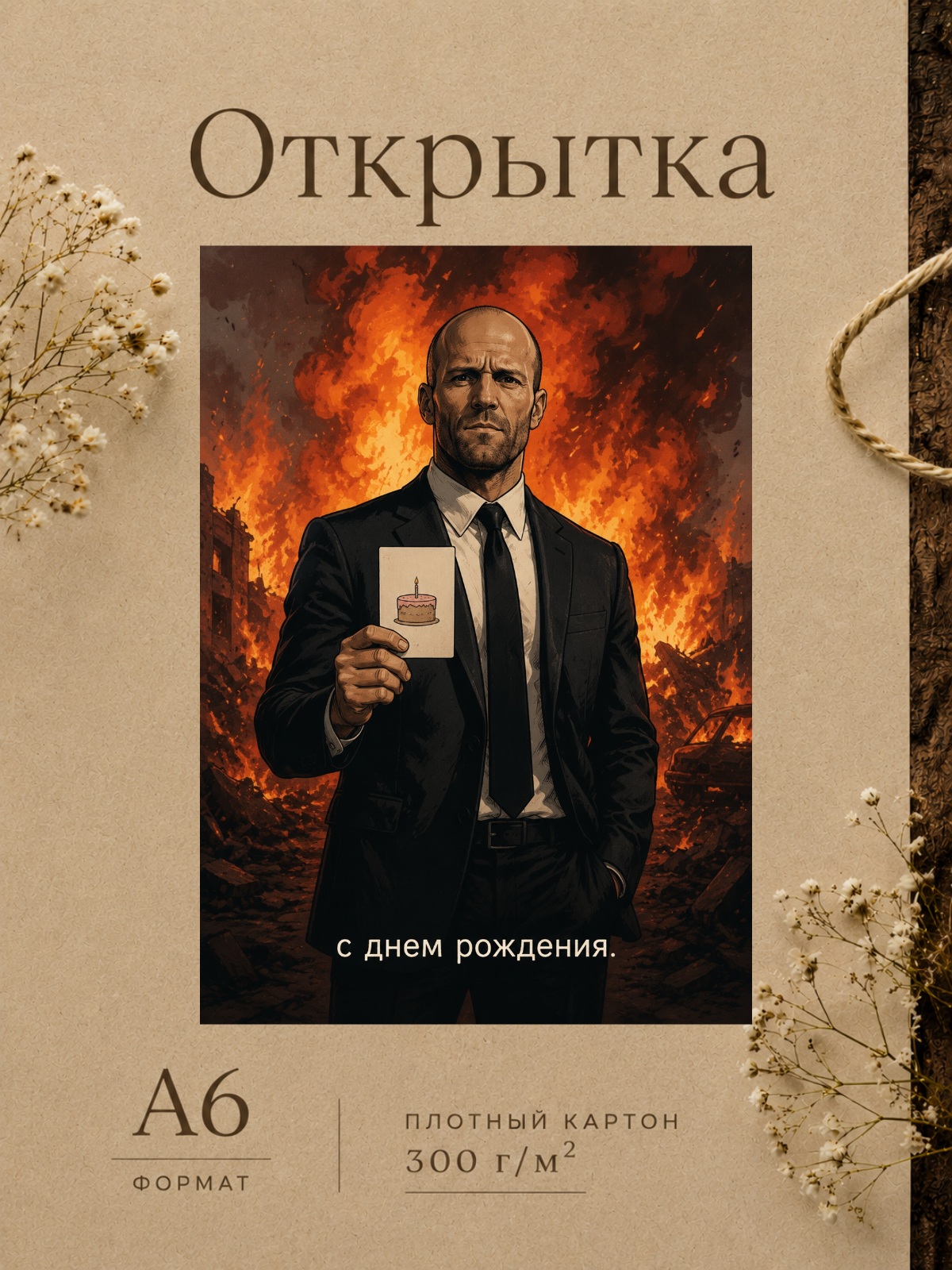 Открытка С Днём Рождения