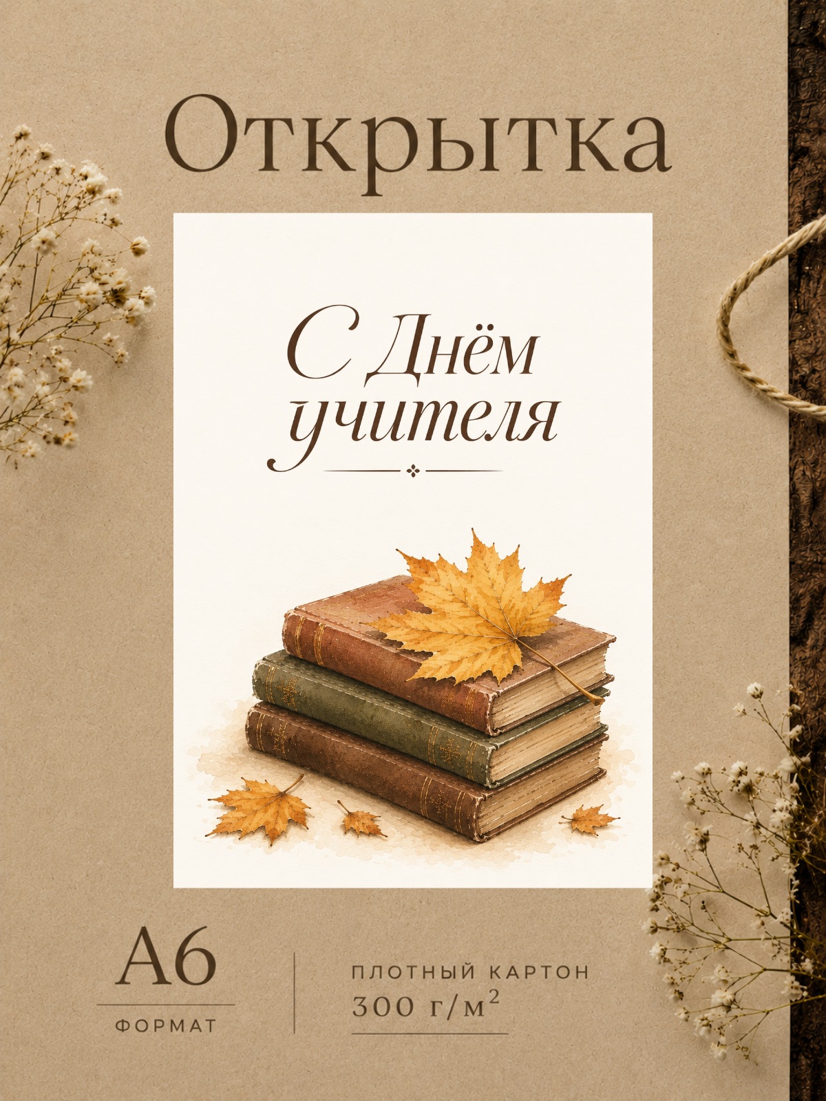 Открытка "С Днём Учителя"