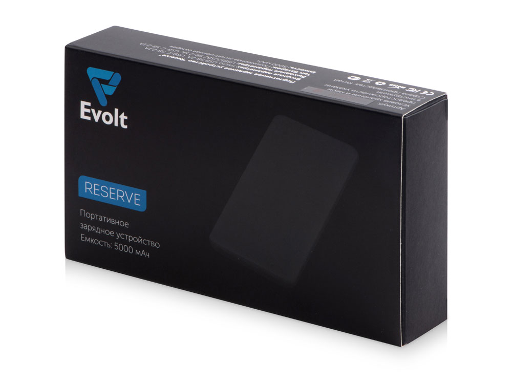 Внешний аккумулятор Reserve с USB Type-C, 5000 mAh