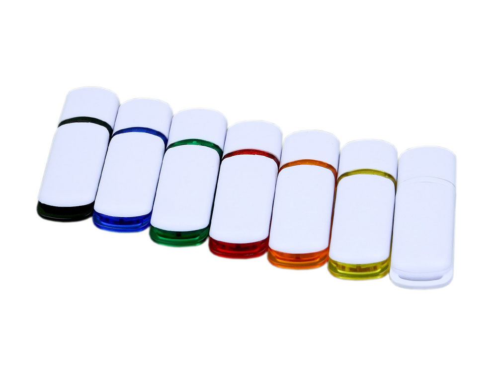 USB 2.0- флешка на 64 Гб с цветными вставками USB 2.0- флешка на 64 Гб с цветными вставками