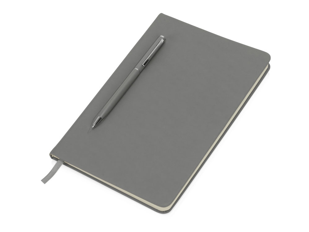 Блокнот А5 Magnet soft-touch с магнитным держателем для ручки
