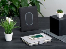 Органайзер с беспроводной зарядкой Powernote, 5000 mAh Органайзер с беспроводной зарядкой Powernote, 5000 mAh
