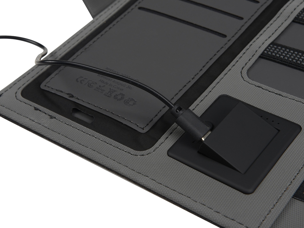 Органайзер с беспроводной зарядкой Powernote, 5000 mAh