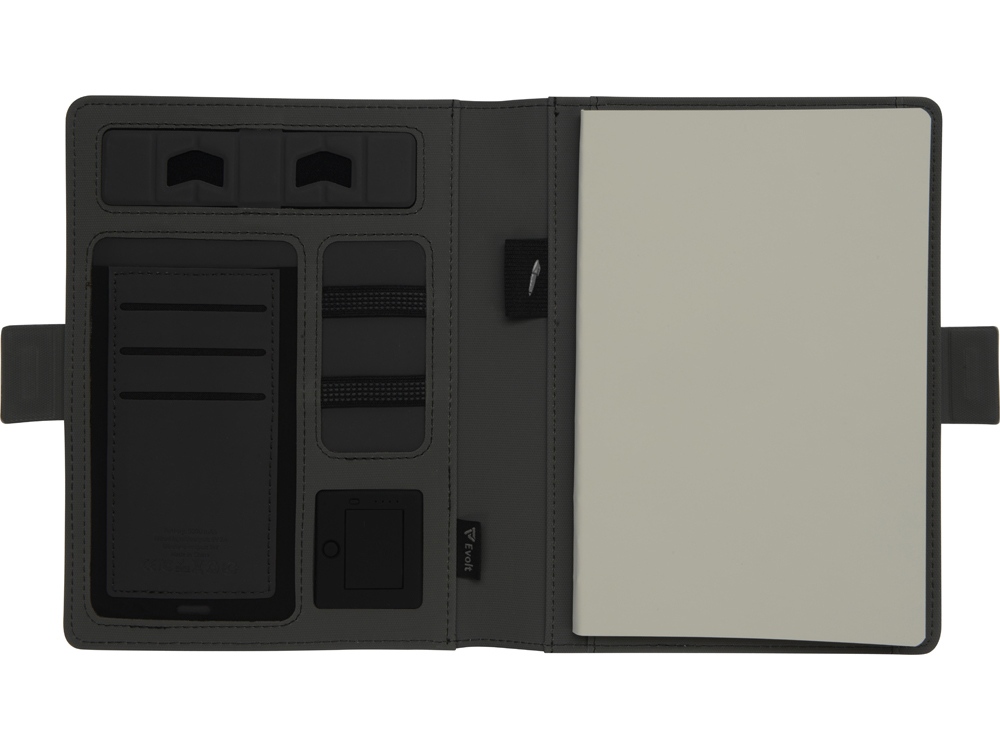 Органайзер с беспроводной зарядкой Powernote, 5000 mAh