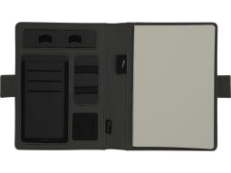 Органайзер с беспроводной зарядкой Powernote, 5000 mAh Органайзер с беспроводной зарядкой Powernote, 5000 mAh