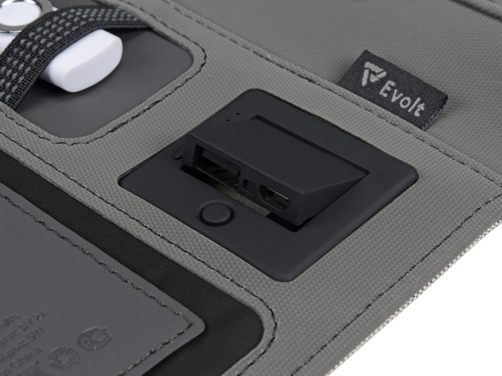 Органайзер с беспроводной зарядкой Powernote, 5000 mAh