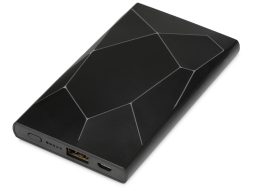 Внешний беспроводной аккумулятор Geo Wireless с подсветкой лого, 5000 mAh Внешний беспроводной аккумулятор Geo Wireless с подсветкой лого, 5000 mAh