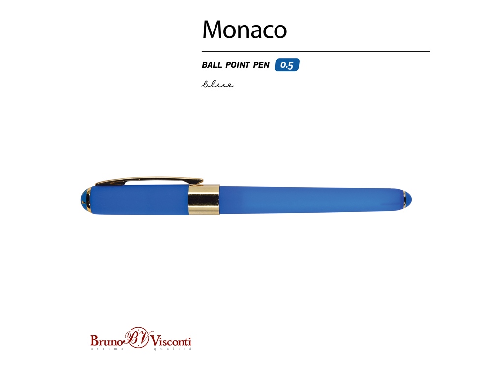Ручка пластиковая шариковая Monaco