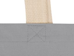 Сумка для шопинга Steady хлопковая с парусиновыми ручками, 260 г/м2