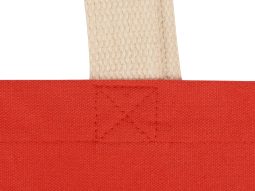 Сумка для шопинга Steady хлопковая с парусиновыми ручками, 260 г/м2