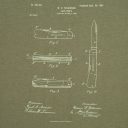 Футболка приталенная Old Patents. Knife