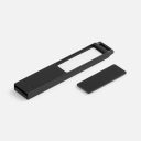 Флешка markBright Black с синей подсветкой