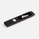 Флешка markBright Black с синей подсветкой