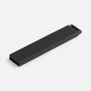 Флешка markBright Black с синей подсветкой