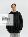 Дождевик-анорак Alatau, укороченный, черный Дождевик-анорак Alatau, укороченный, черный