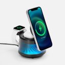 Bluetooth-колонка с подсветкой и беспроводной зарядкой Quantum Bluetooth-колонка с подсветкой и беспроводной зарядкой Quantum