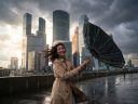 Зонт складной с УФ-защитой Ribstar Зонт складной с УФ-защитой Ribstar