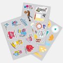 Наклейки бумажные Sticker Pack на заказ Наклейки бумажные Sticker Pack на заказ