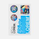 Наклейки UV-DTF Sticker Pack на заказ Наклейки UV-DTF Sticker Pack на заказ