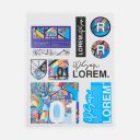 Наклейки UV-DTF Sticker Pack на заказ Наклейки UV-DTF Sticker Pack на заказ