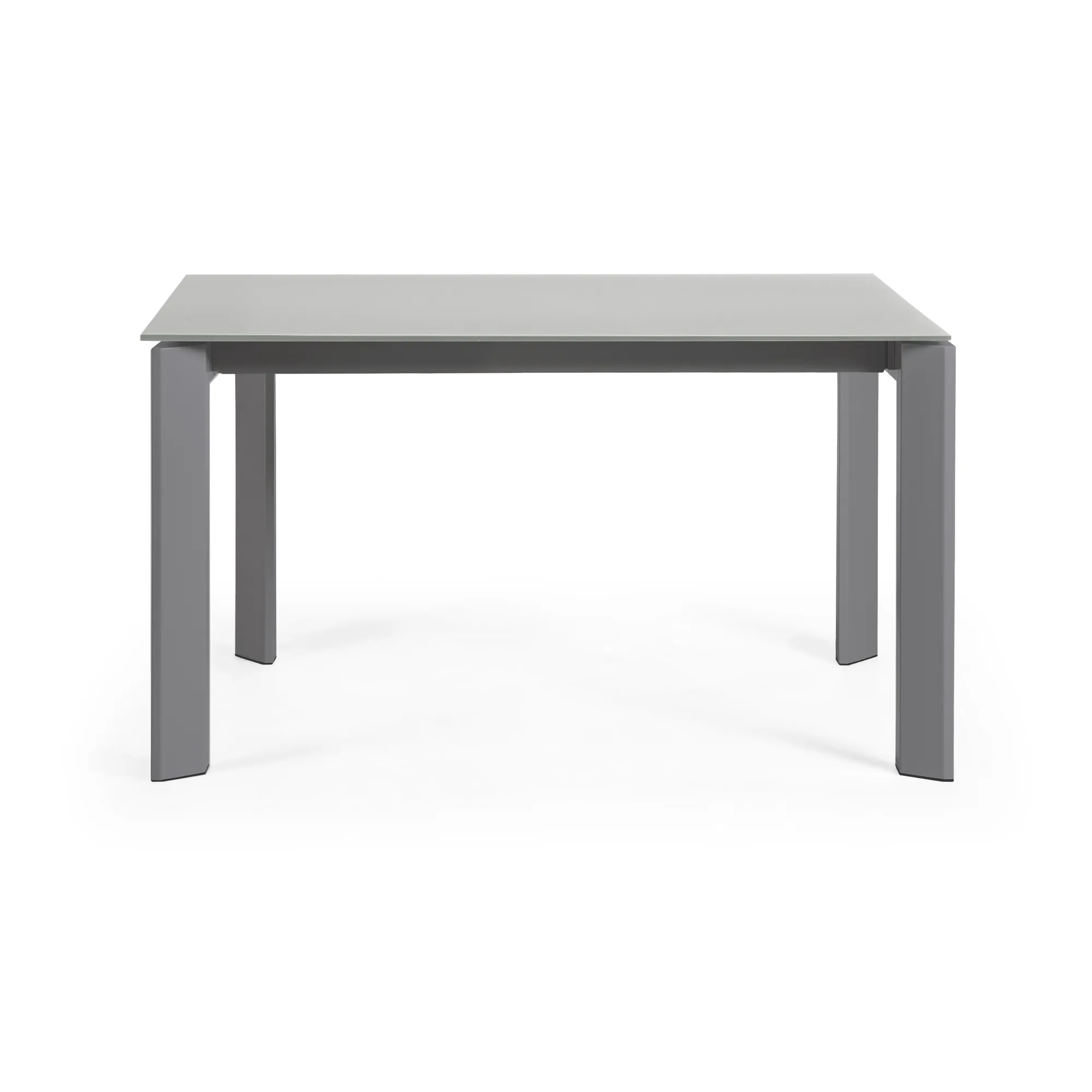 Стол Atta 140 (200) x90 темно-серый, стекло