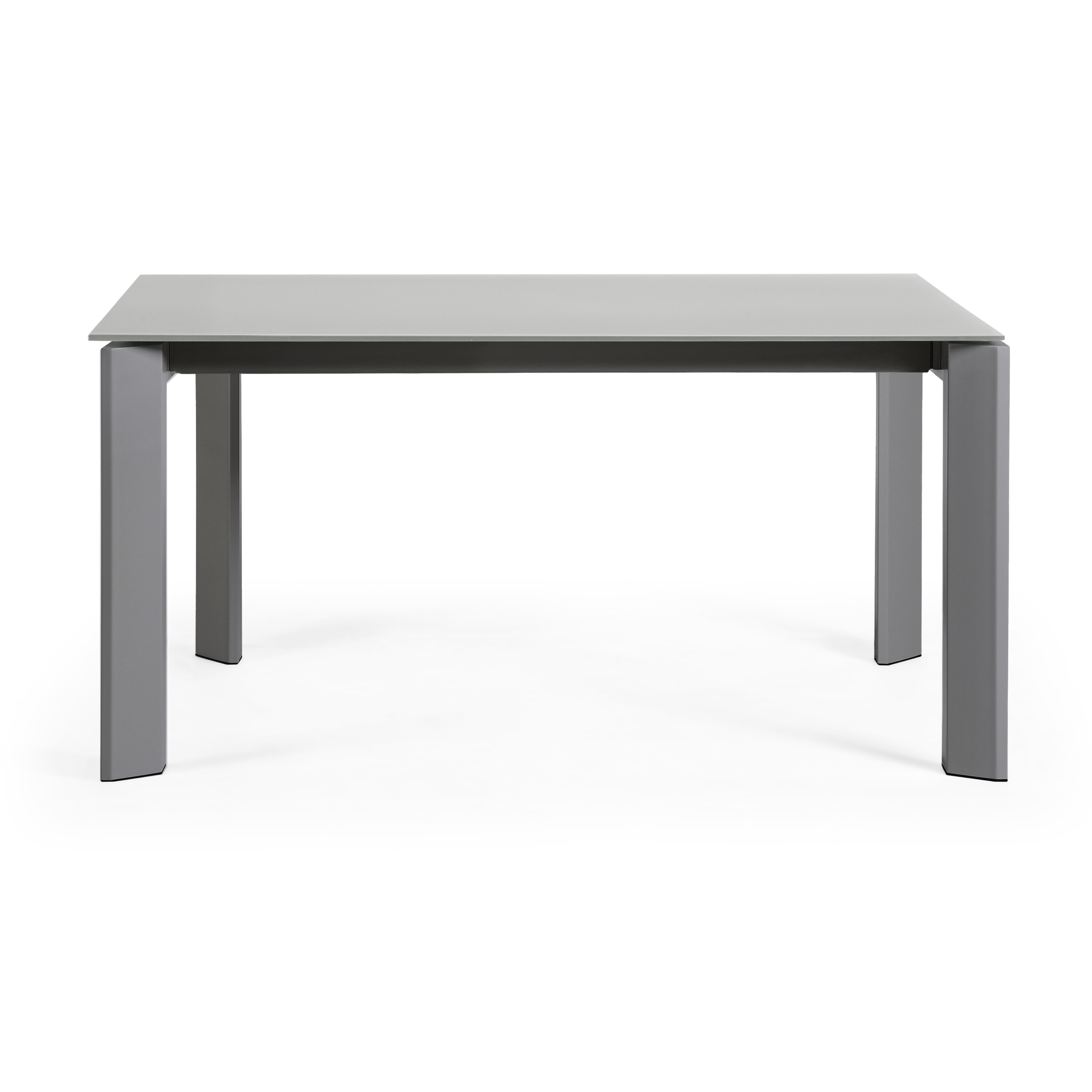Стол Atta 160 (220) x90 антрацит, темно-серый, стекло