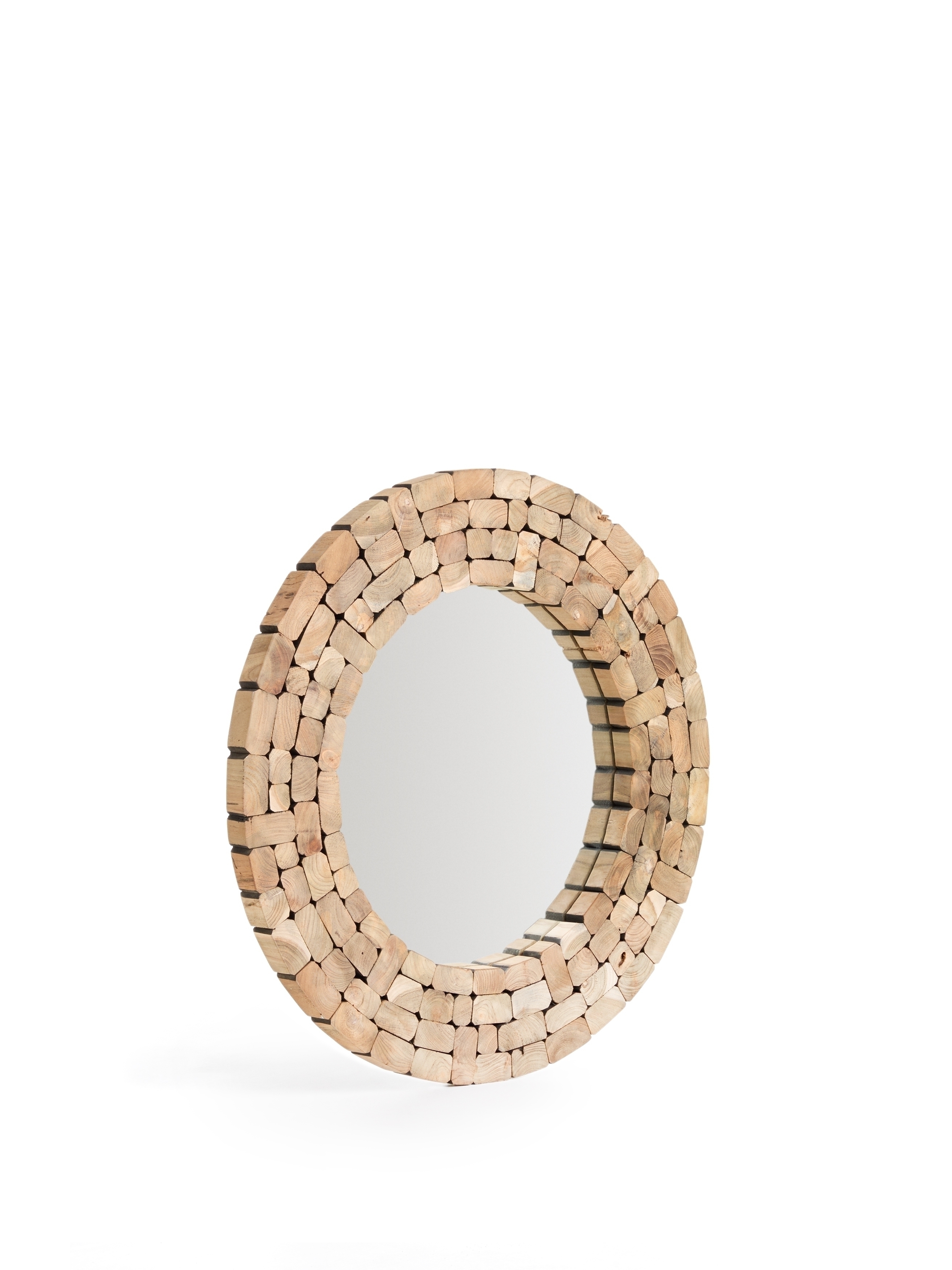 Зеркало Ellipse древесина