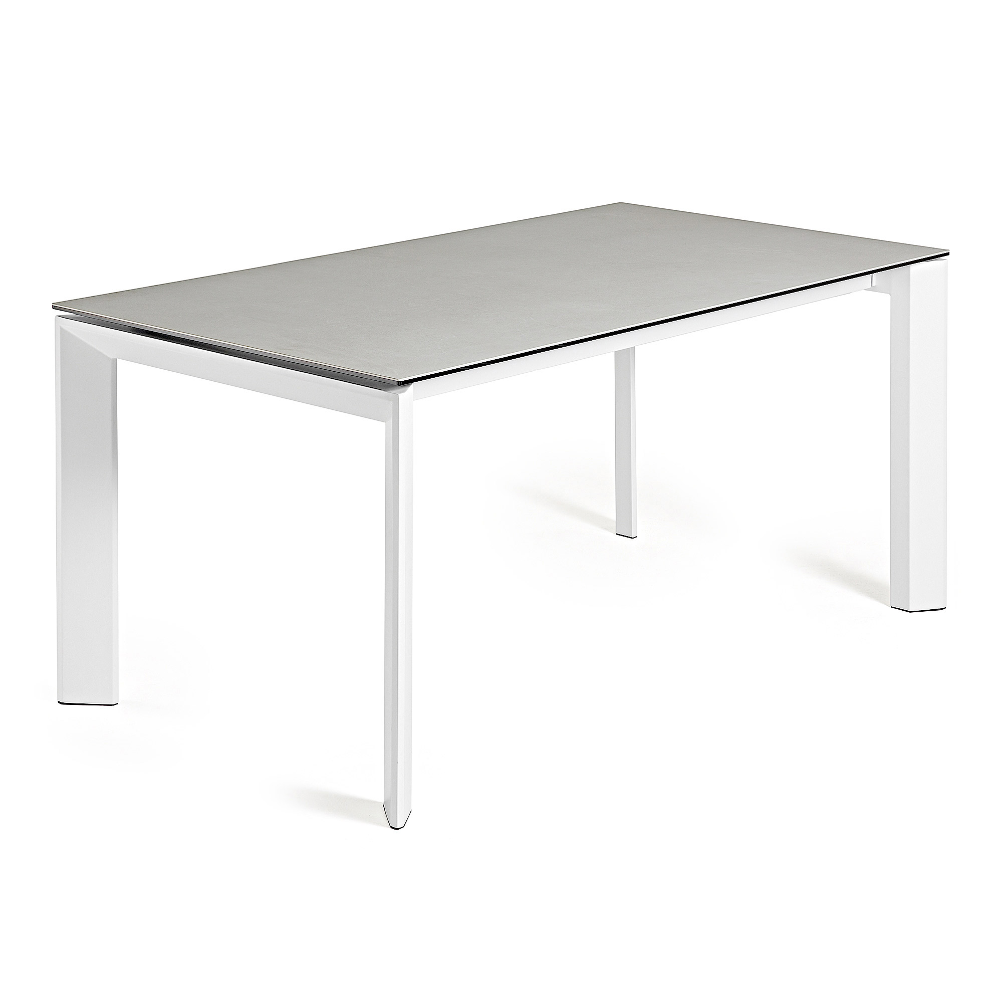 Стол Atta 160 (220) x90 белый керамика