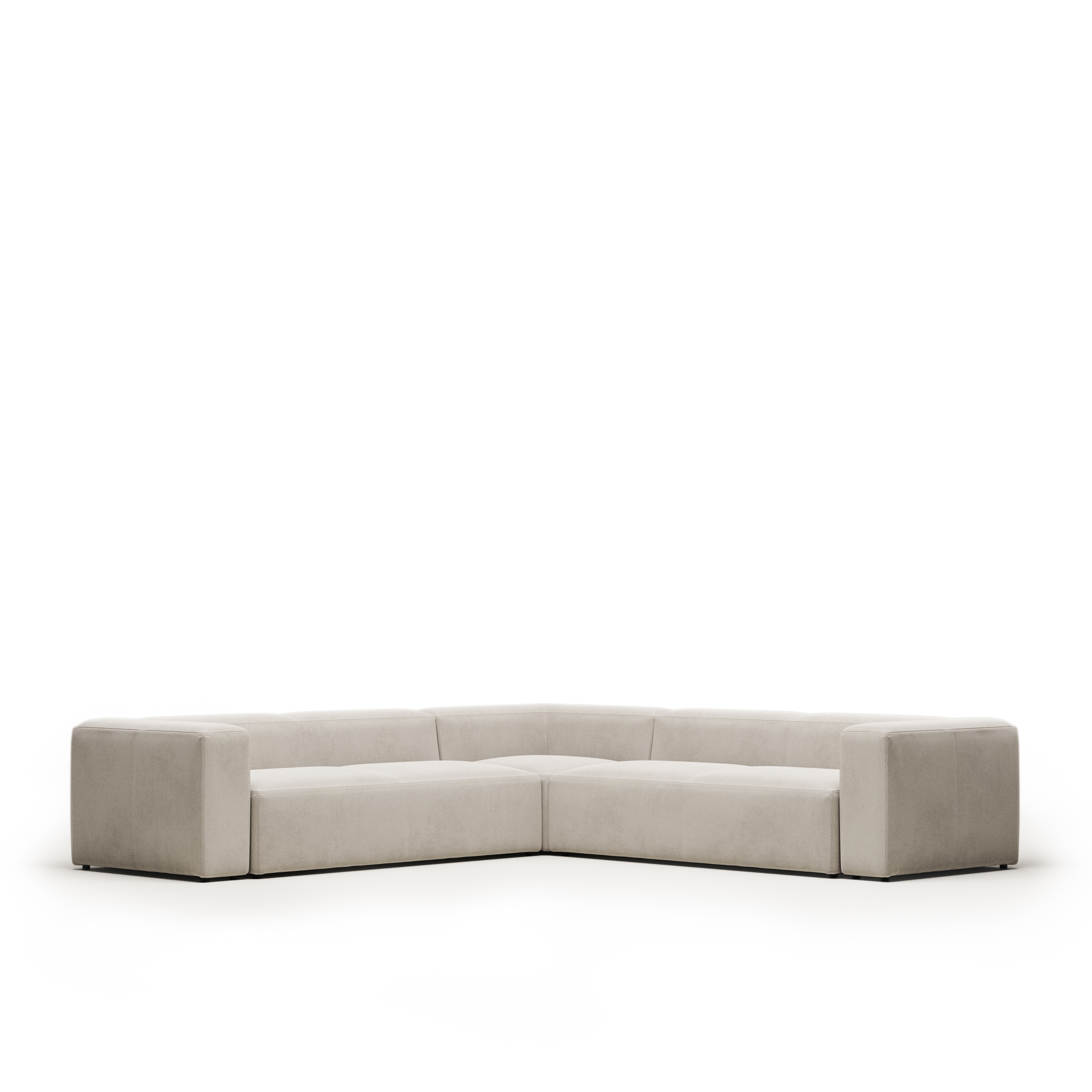 Диван угловой 6 местный Blok 320 x 320 cm бежевый