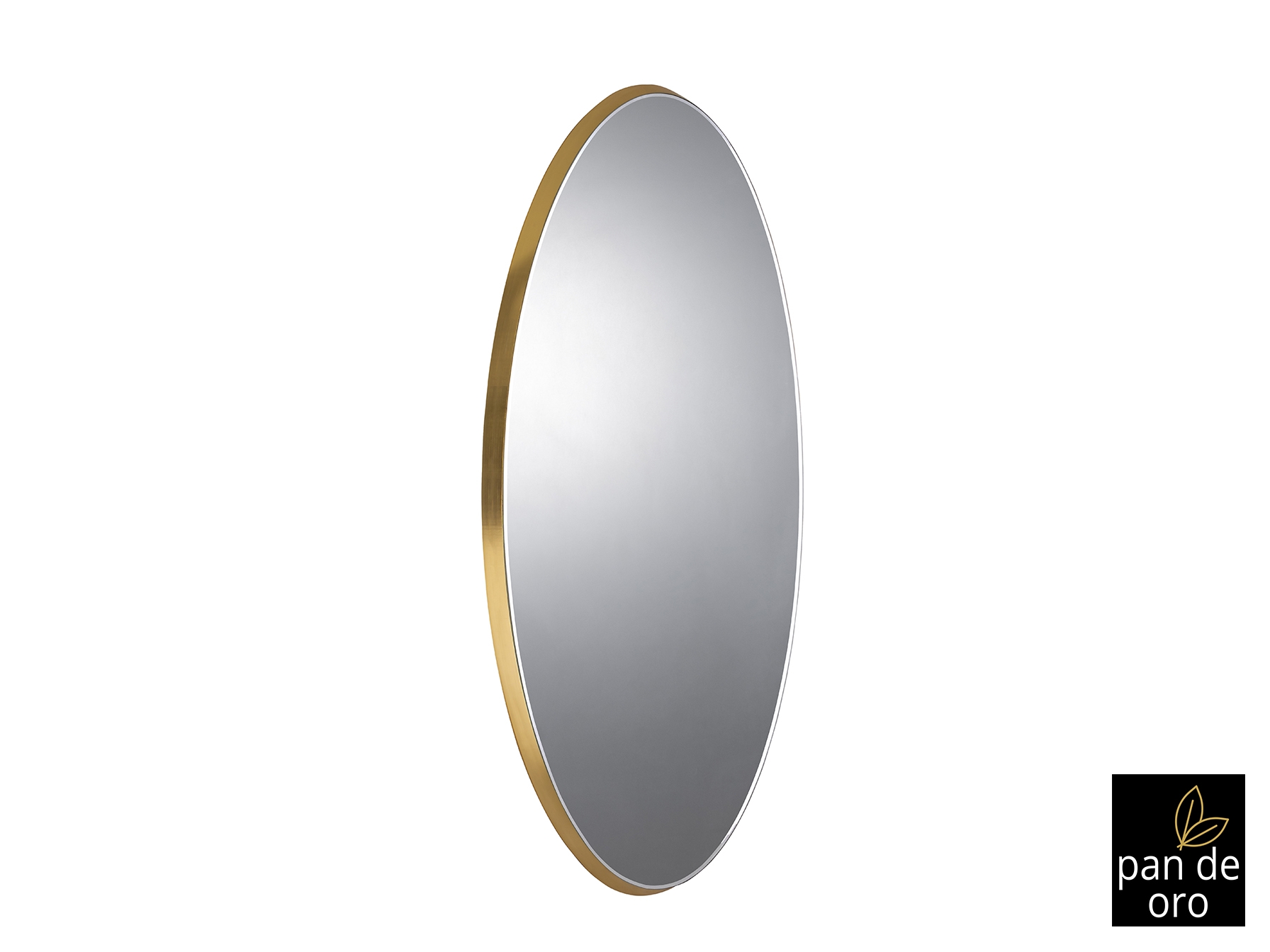 Зеркало овальное Aries 80X170 золото