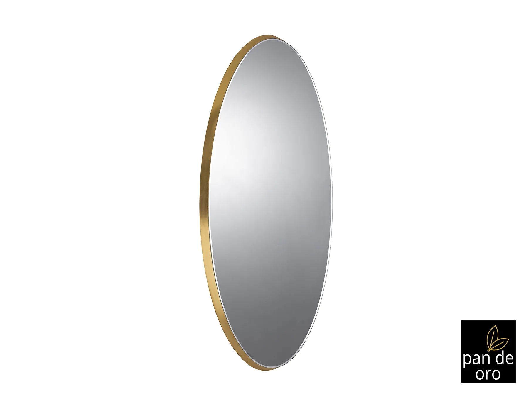 Зеркало овальное Aries 80X170 золото