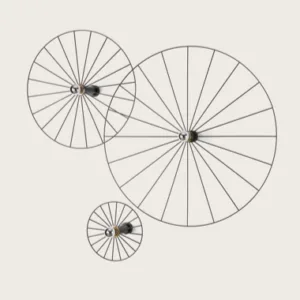 Бра Wheel 30 см черный + цоколь 5 см черный