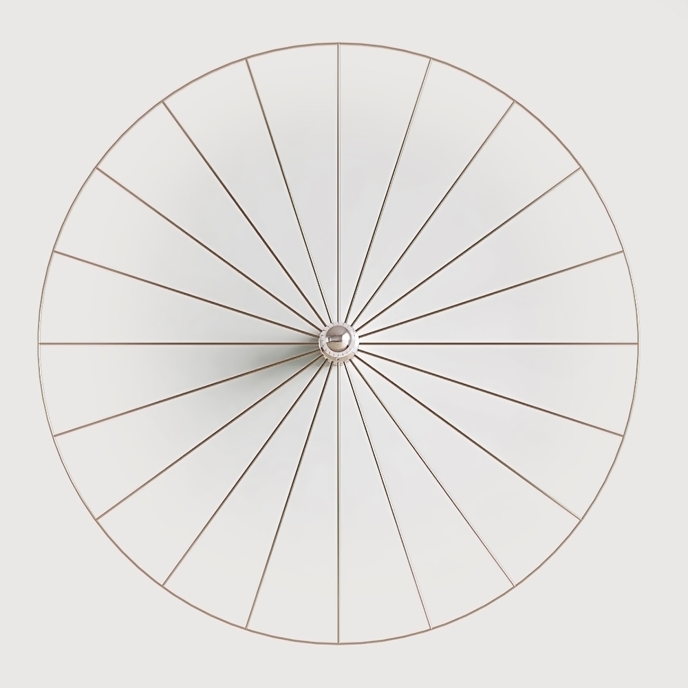 Бра Wheel 90 см хром + цоколь 5 см хром