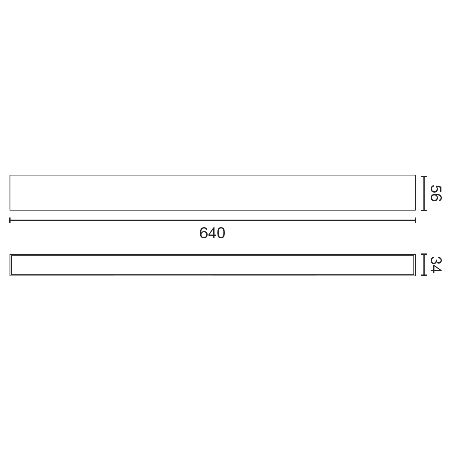 Потолочный светильник Neso Line-64 2700K белый DALI